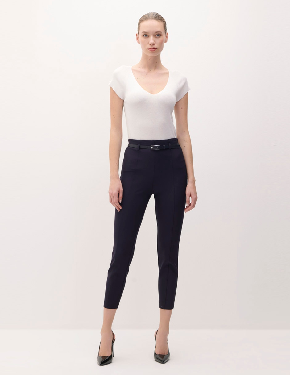 Legging cintura alta con elástico para mujer 2