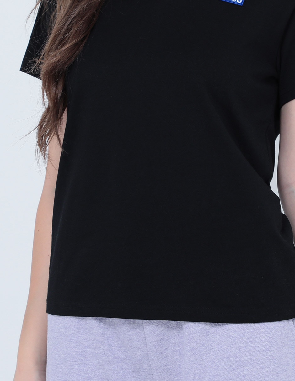 Playera manga corta cuello v para mujer 5