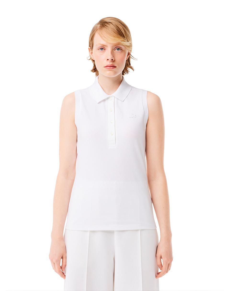 Playera tipo polo para mujer