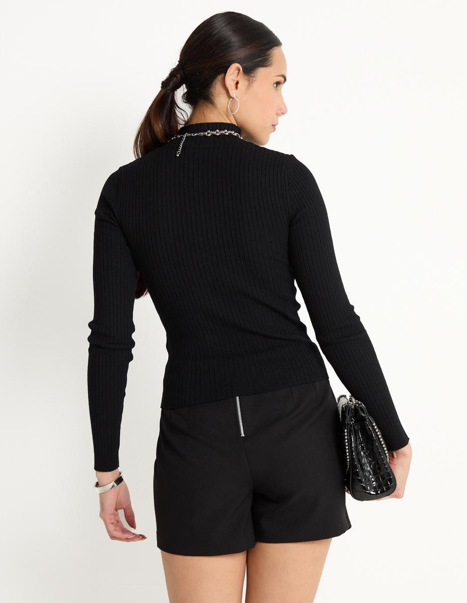 Suéter cuello alto para mujer 2