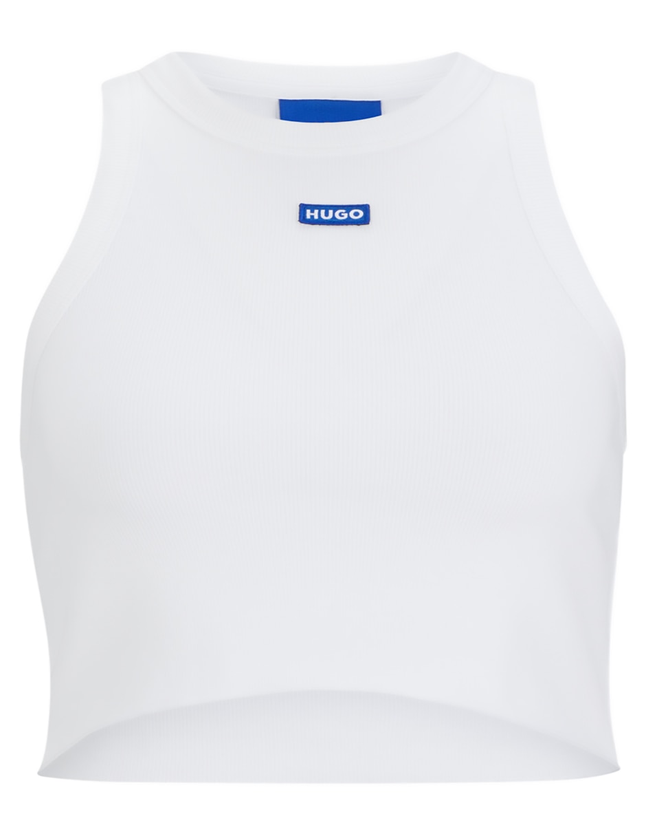 Top cuello redondo escote regular tirante clásico 5