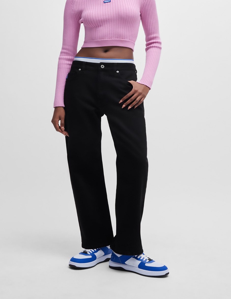 Jeans straight para mujer