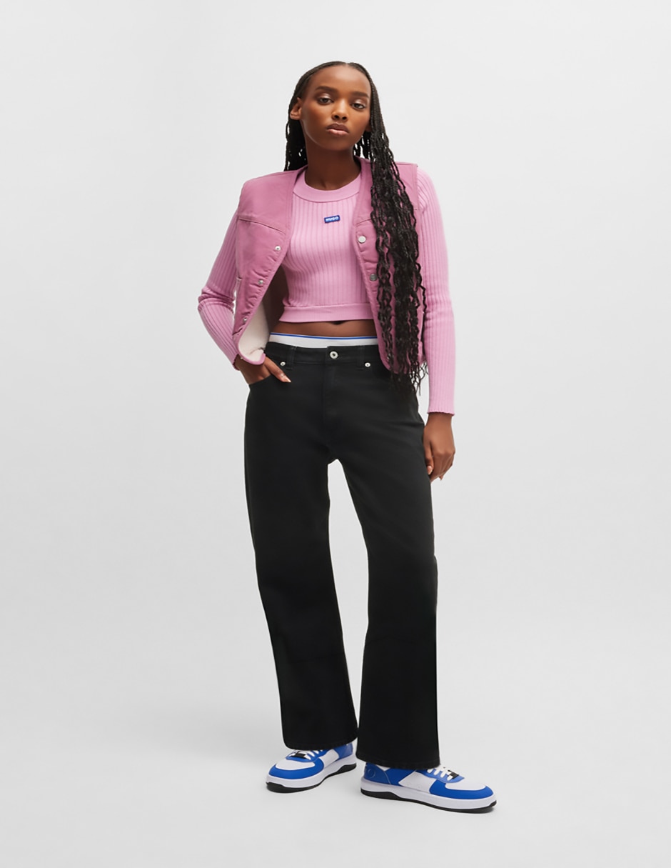 Jeans straight para mujer 3