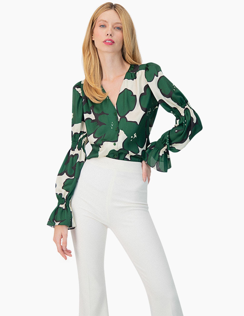 Blusa manga larga para mujer 1