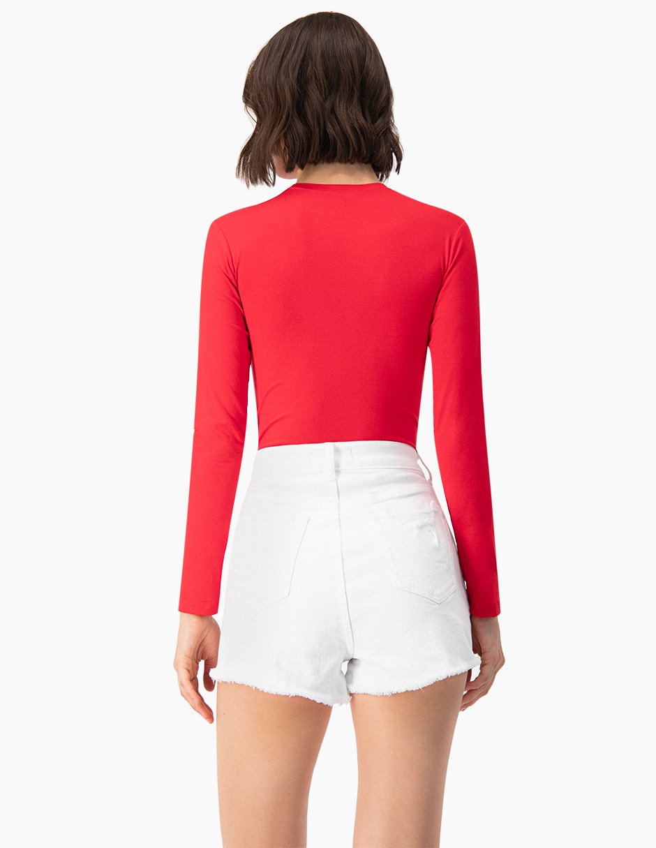 BLUSA IVONNE 10105921 VISCOSA, G, ROJO