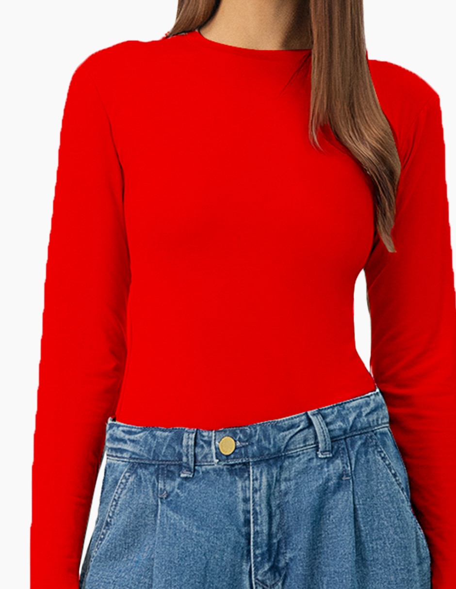 BLUSA IVONNE 10105921 VISCOSA, G, ROJO