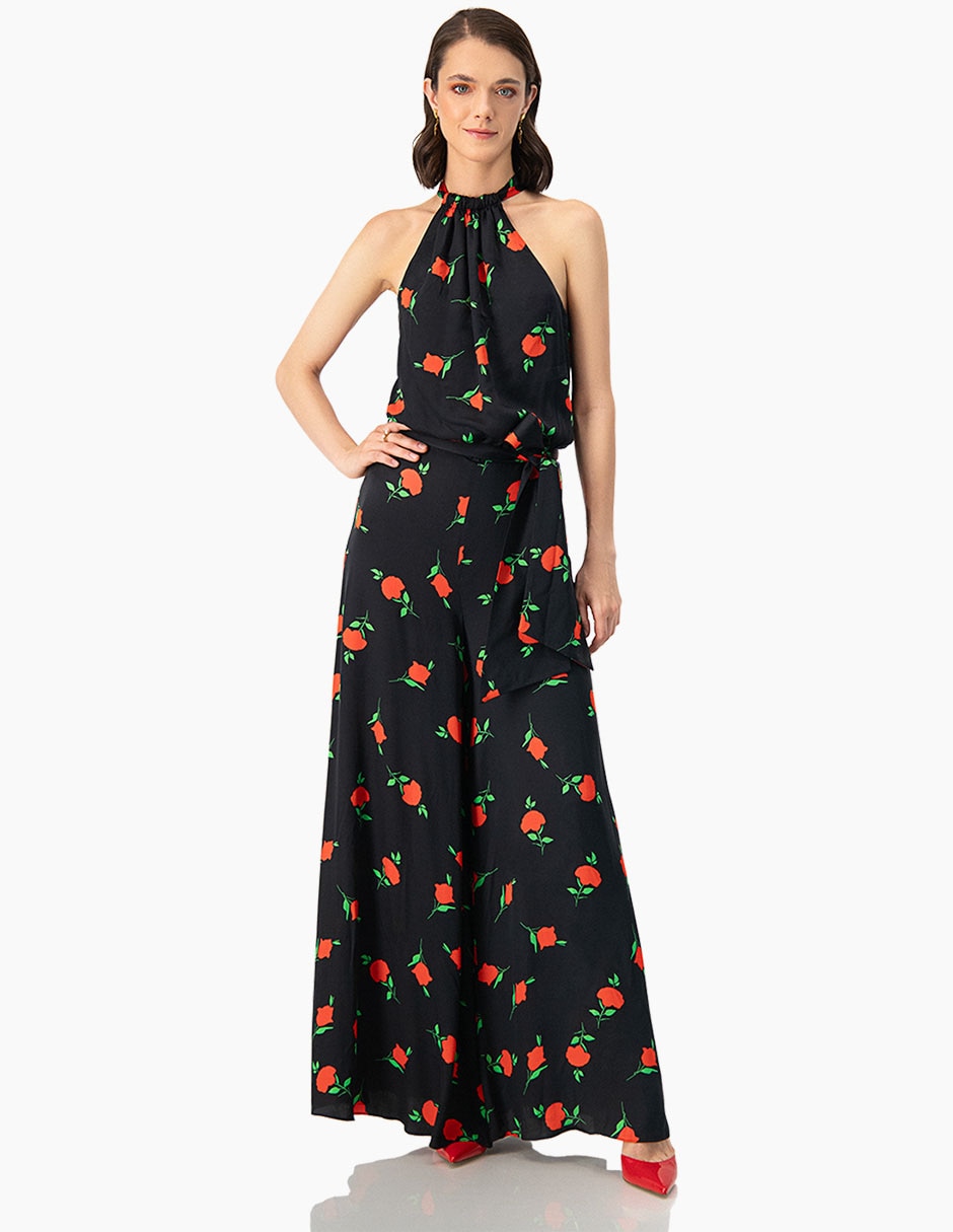 Jumpsuit estampado floral para mujer 1