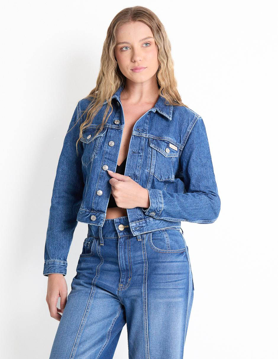 Jeans Chamarras De Mezclilla Mujer Liverpool Shop Chamarra