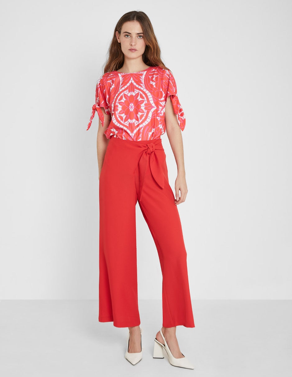 Pantalones Trucco Moda Mujer Pantalones Anchos De Mujer Estampados