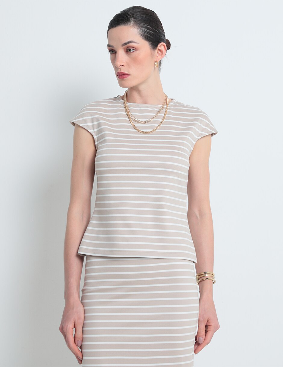 Blusa manga corta para mujer 1