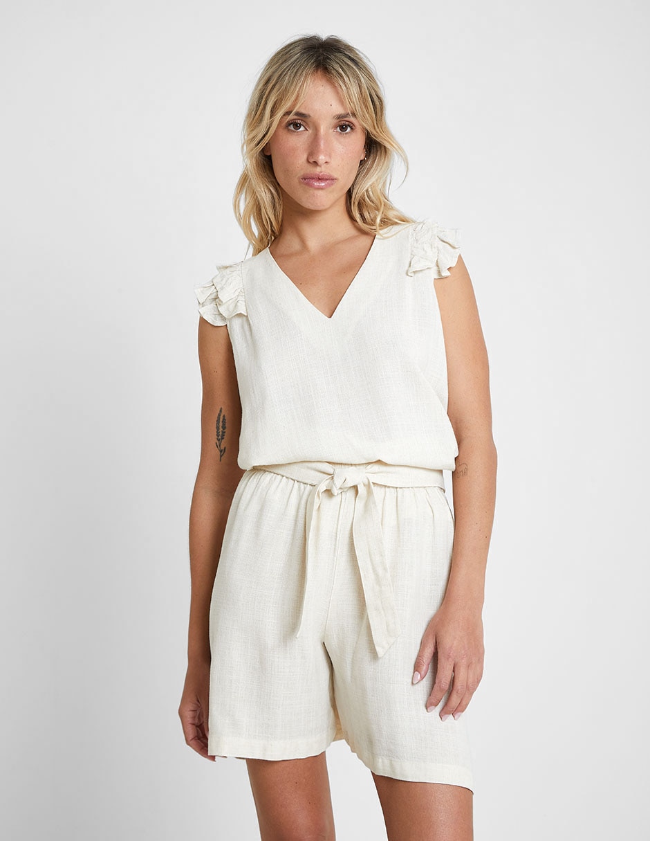 Blusa Truco manga corta para mujer 1