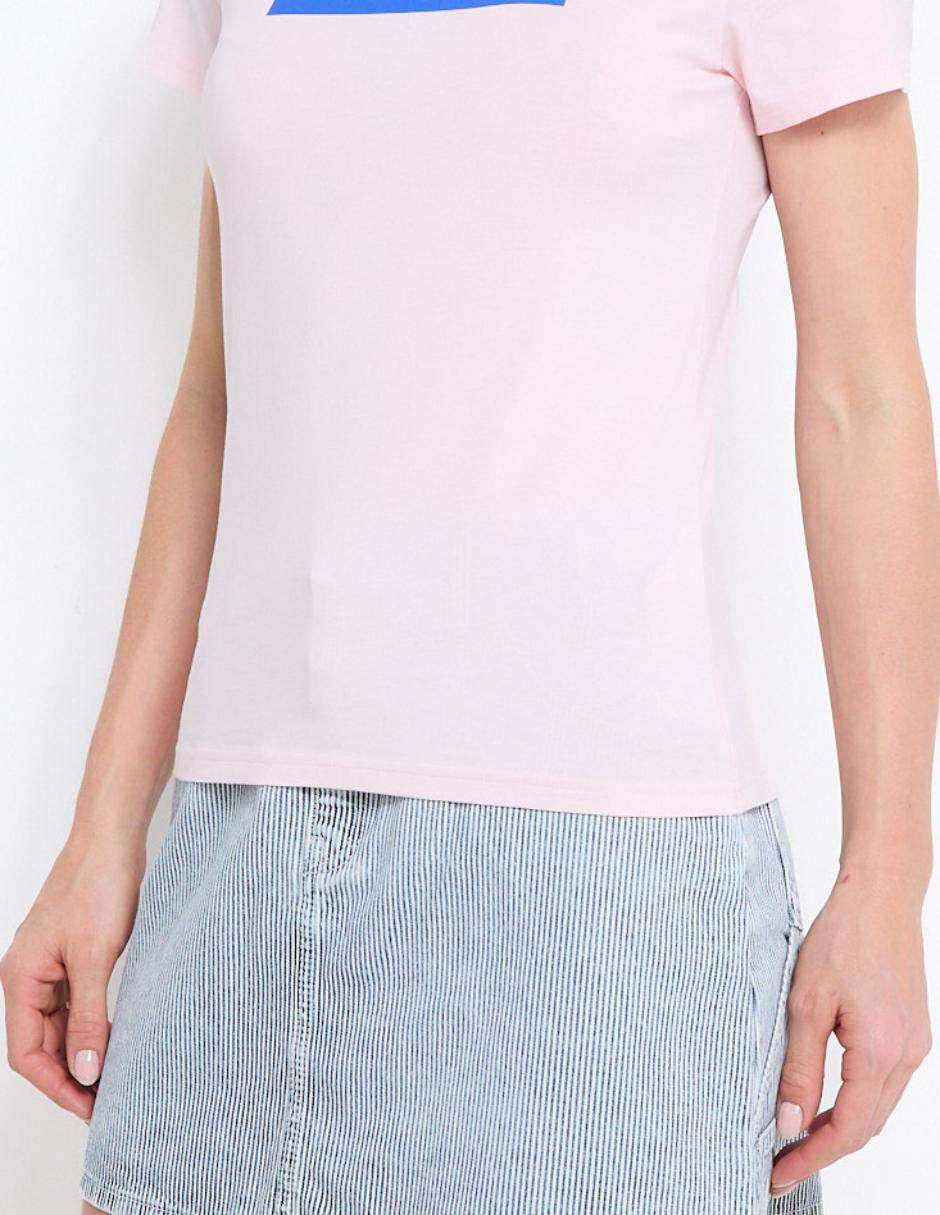 Playera manga corta cuello redondo para mujer 5