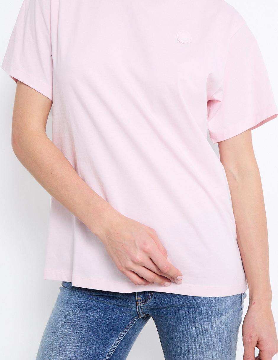 Playera manga corta cuello redondo para mujer 4