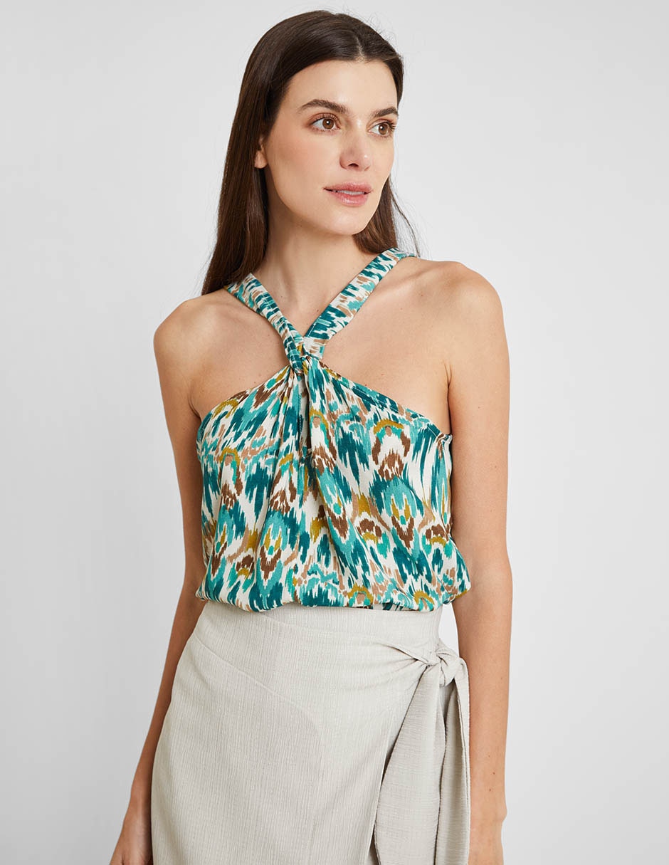 Blusa sin manga para mujer 1