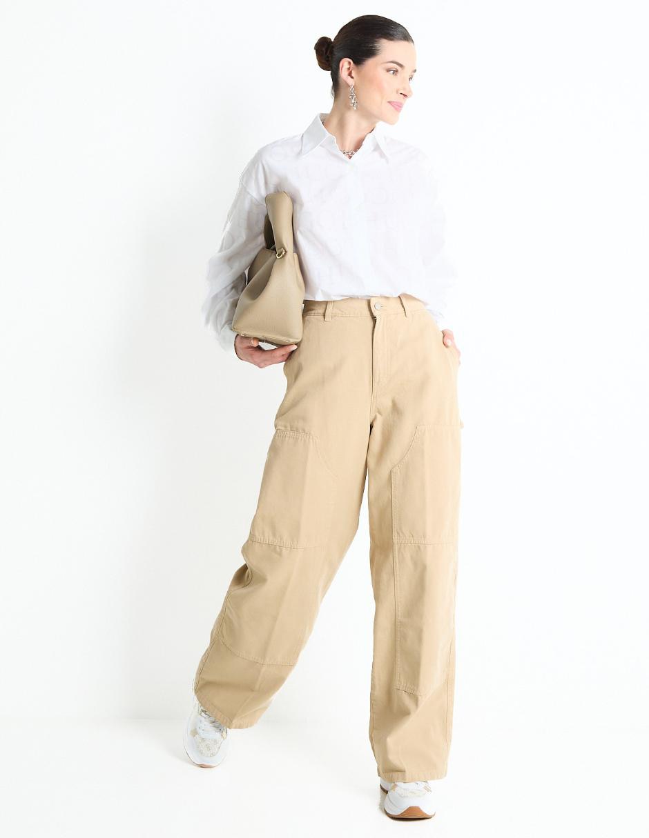 Blusa camisera manga larga para mujer 3