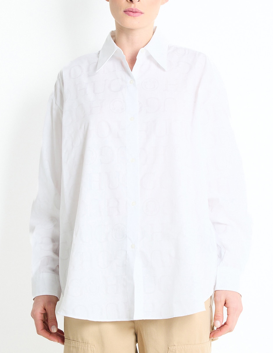 Blusa camisera manga larga para mujer 5