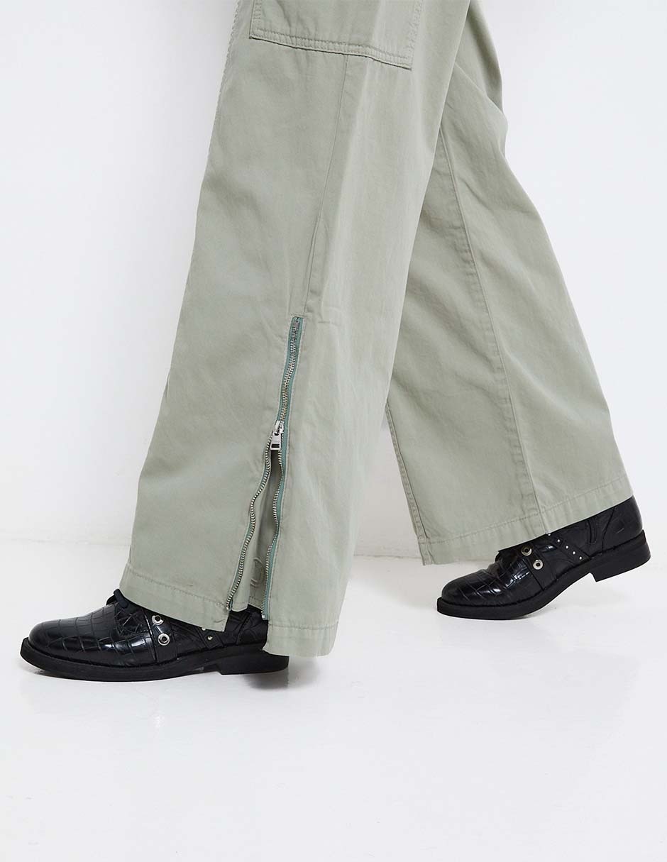 Pantalón cargo relajado para mujer 5