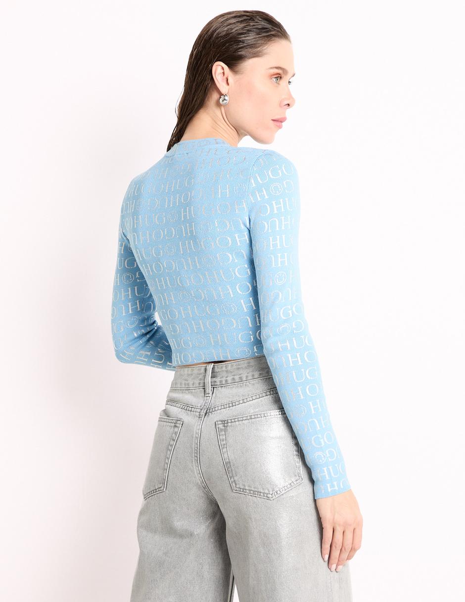 Suéter cuello alto para mujer 2