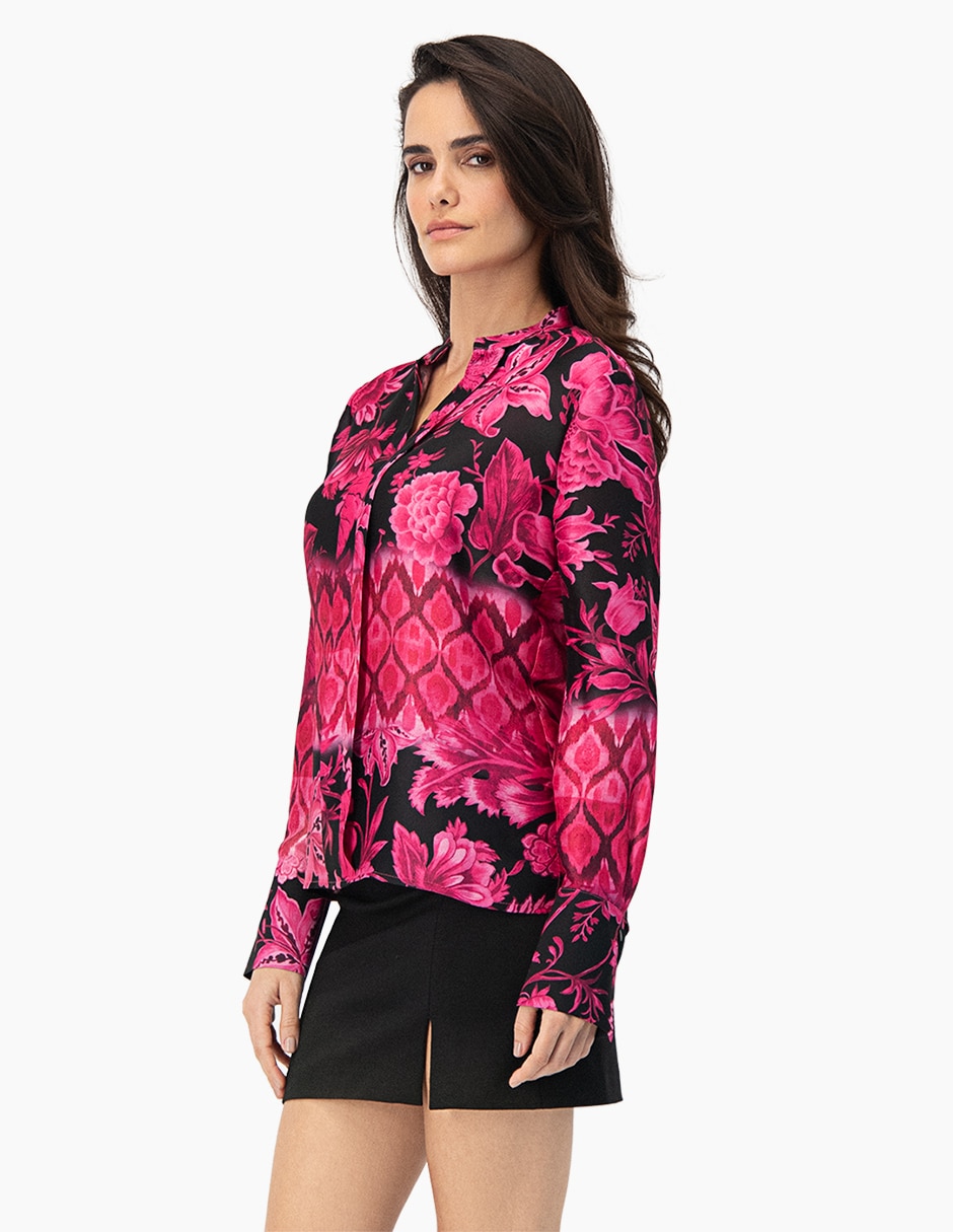 Blusa manga larga para mujer 3