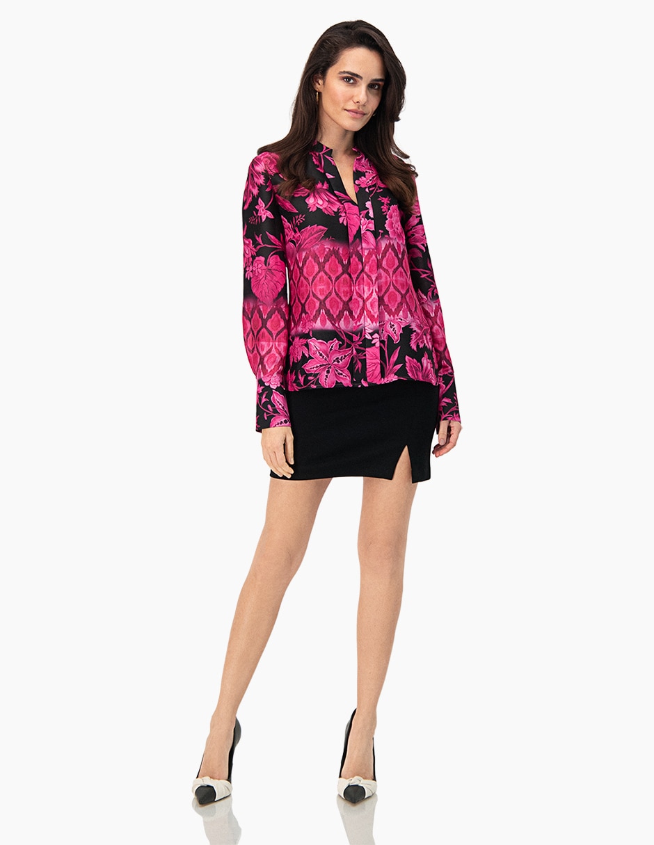 Blusa manga larga para mujer 4
