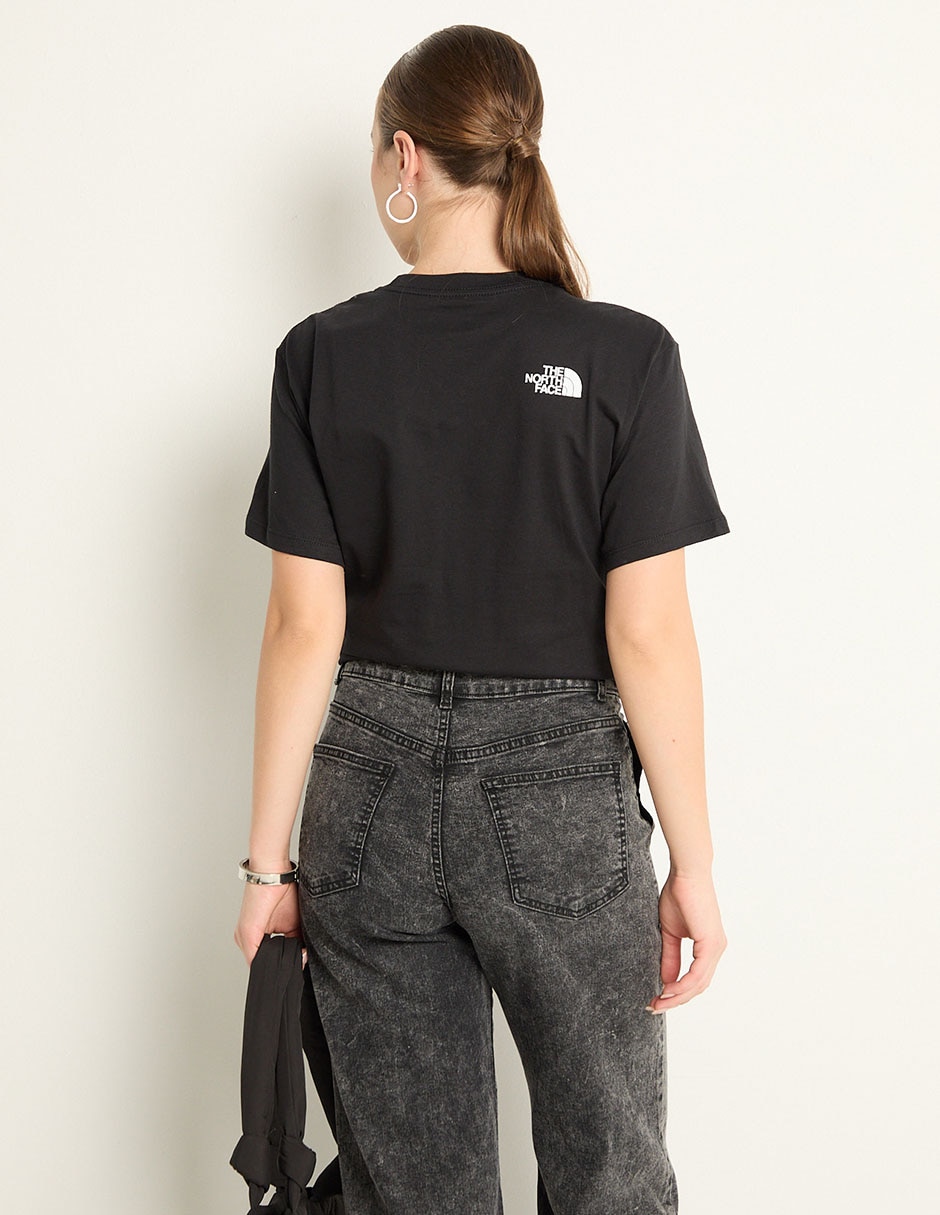 Playera manga corta cuello redondo para mujer 2