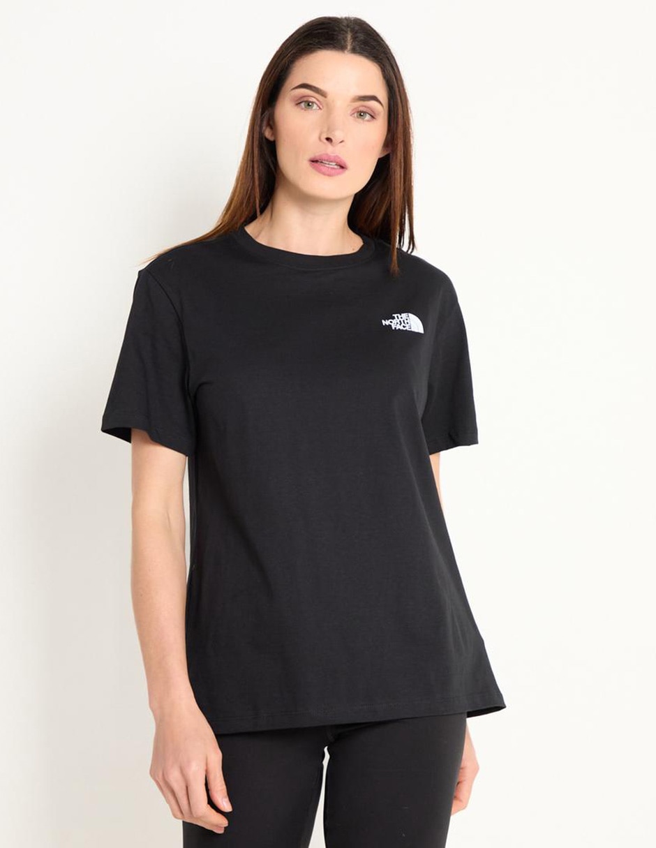 Playera manga corta cuello redondo para mujer