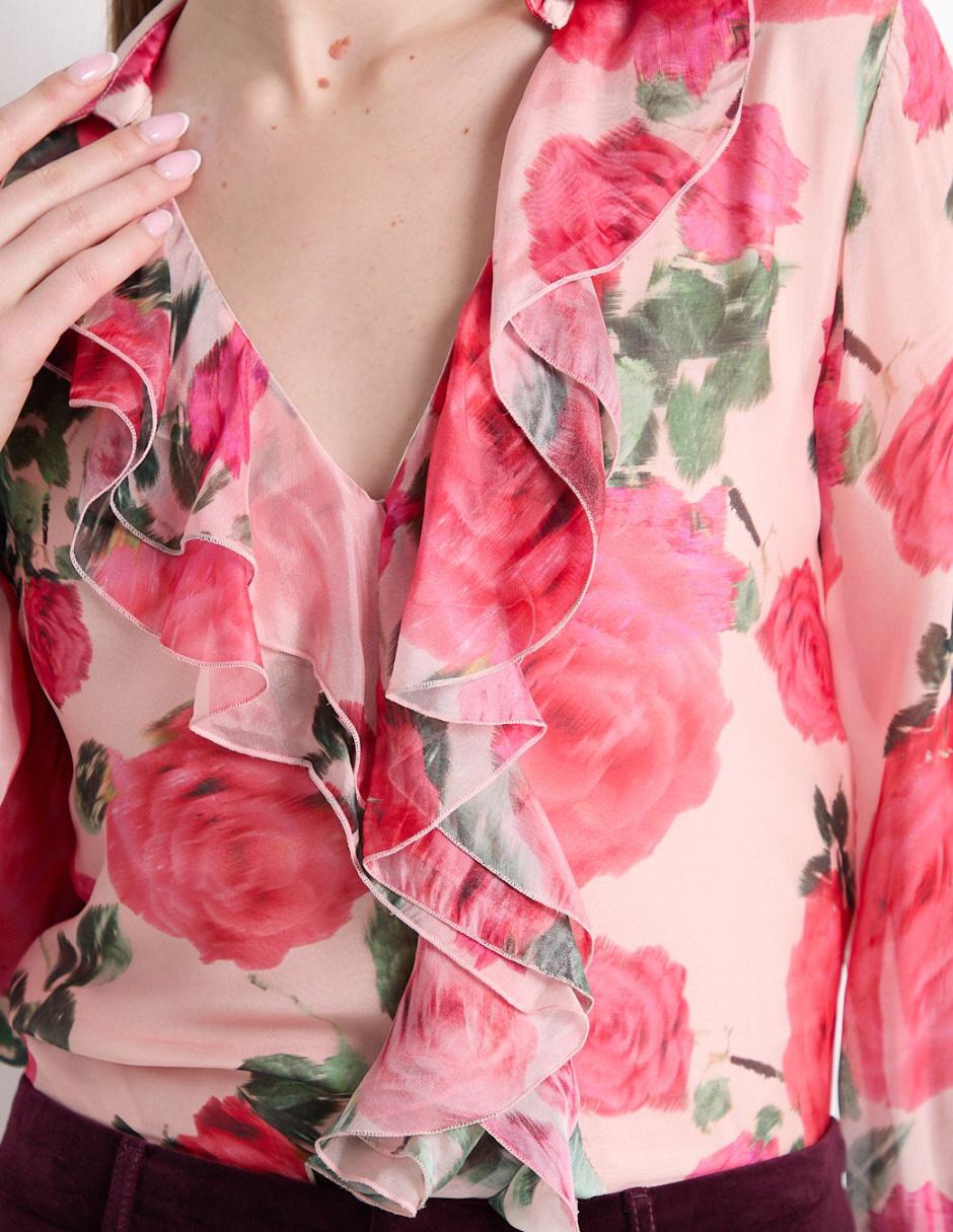 Blusa manga larga para mujer 4