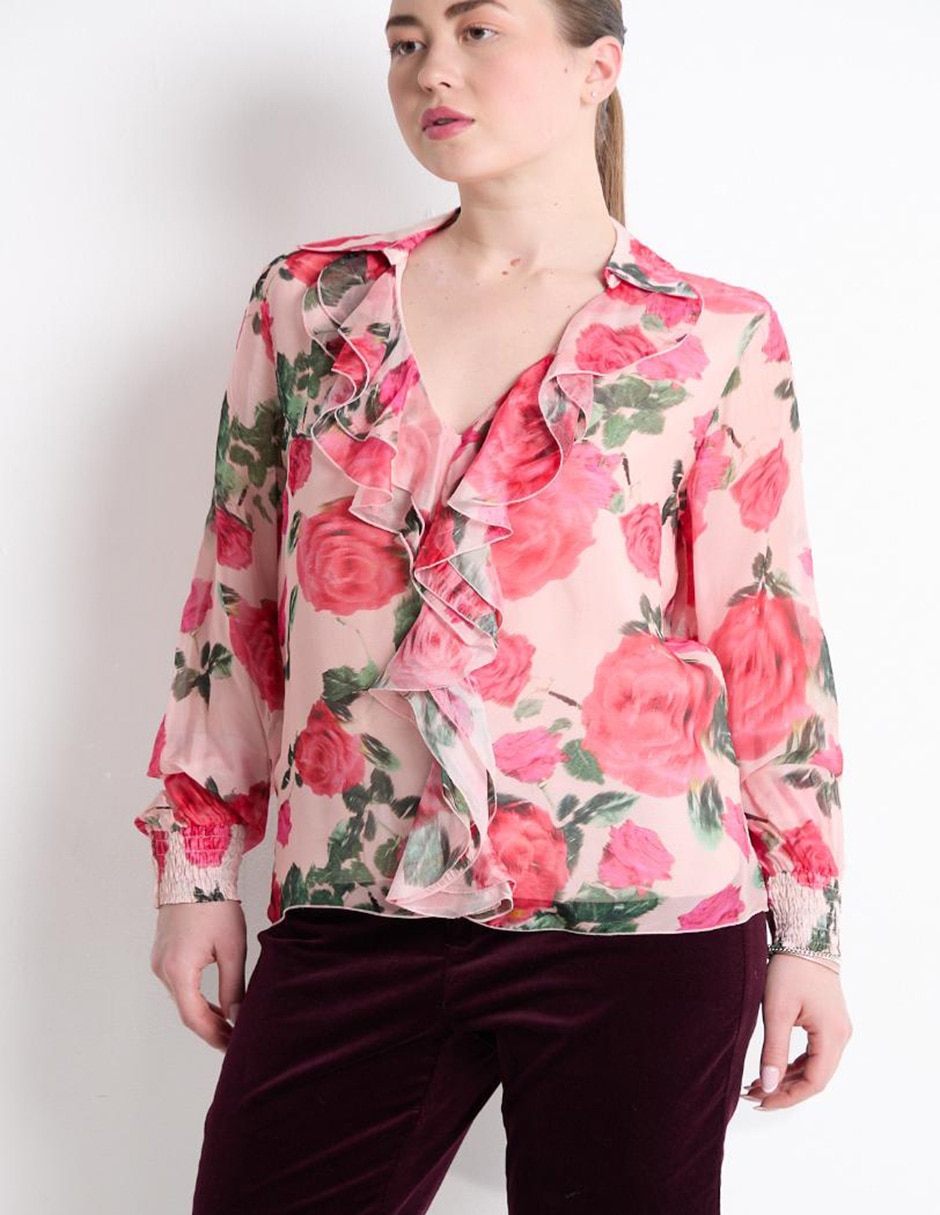 Blusa manga larga para mujer 5