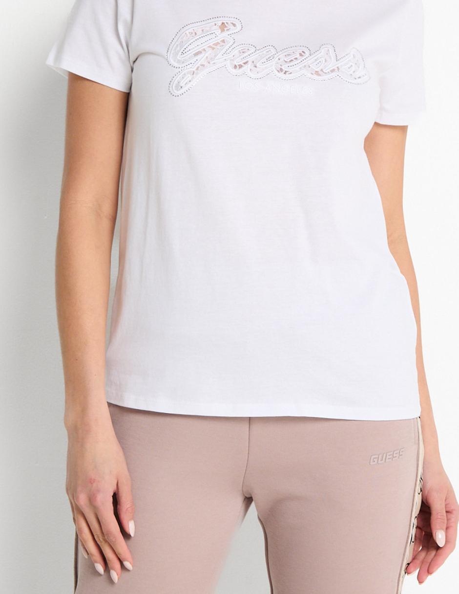 Playera manga corta cuello redondo para mujer 5