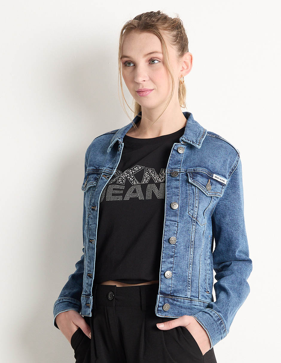 Mezclilla Chamarra Ck Chamarra De Mezclilla Calvin Klein Mujer