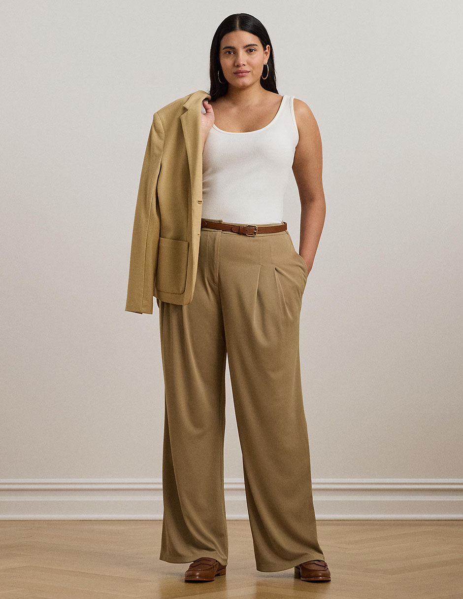Pantalón relaxed amplio para mujer 4