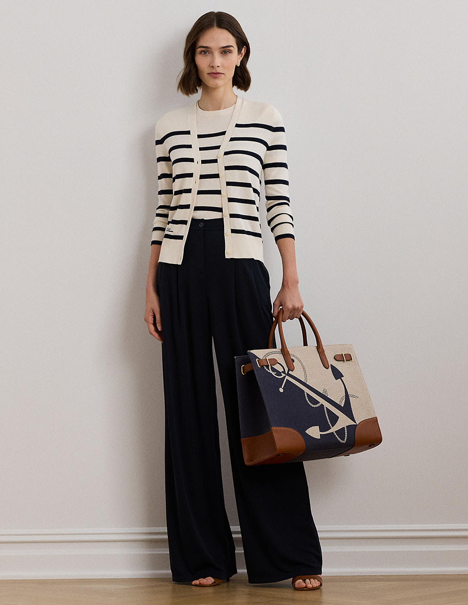 Pantalón relaxed amplio para mujer 4