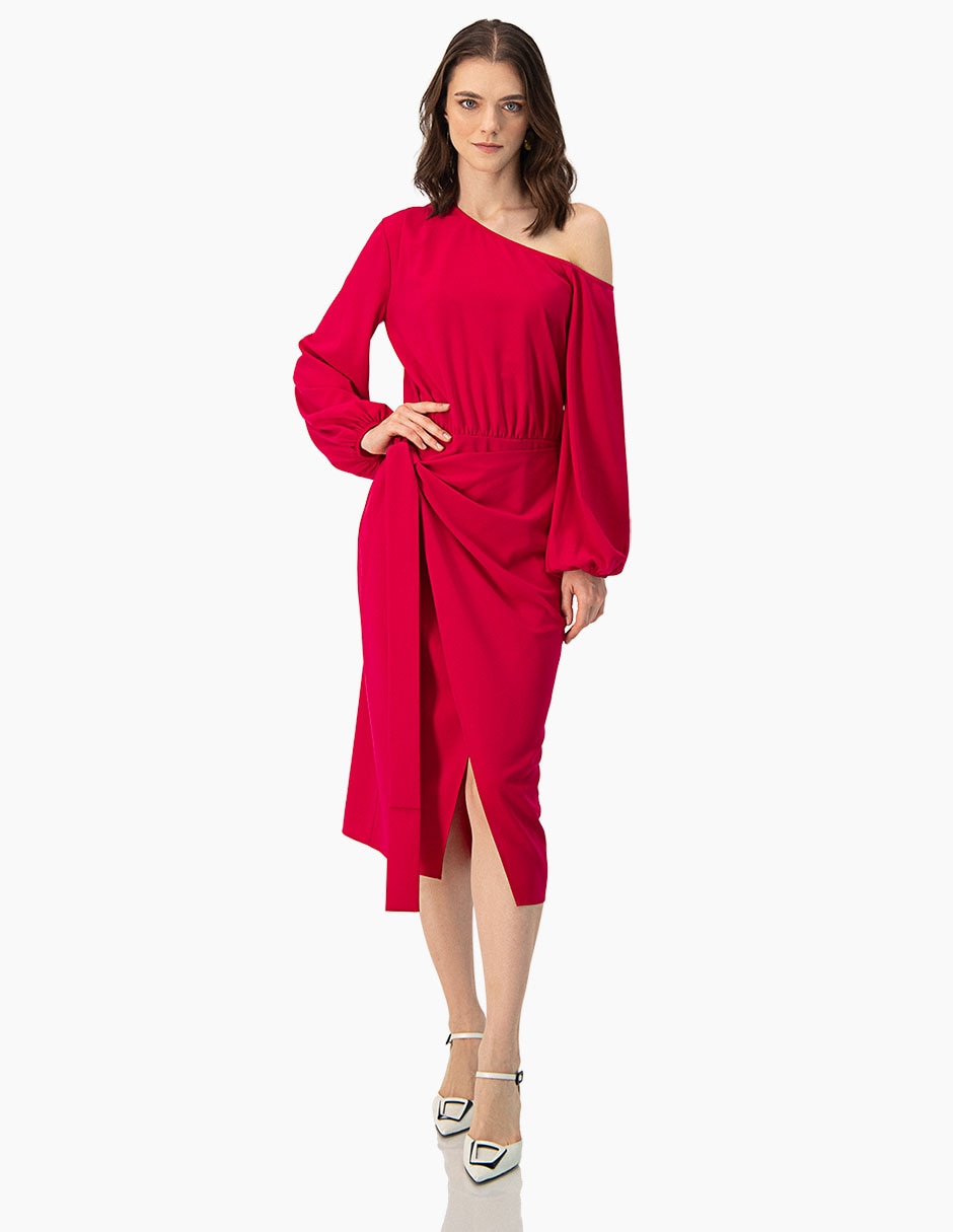 Marca Ivonne Abrigo Ivonne Liverpool Vestido Midi Vestidos Ivonne