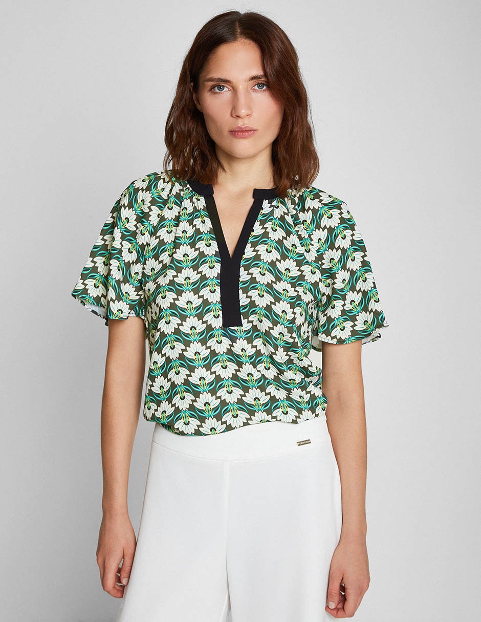 Blusa manga corta para mujer Blusa manga corta para mujer