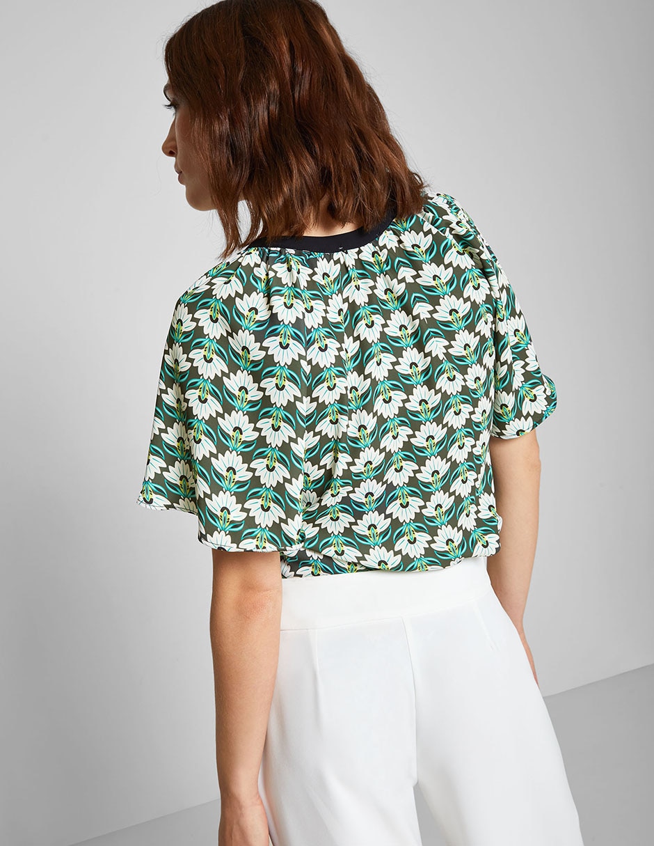 Blusa manga corta para mujer 2