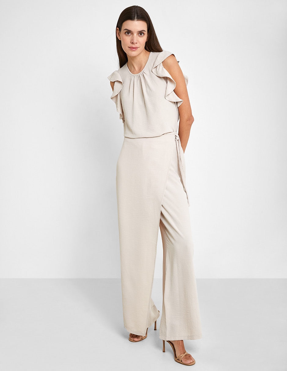 Pantalón amplio para mujer 4