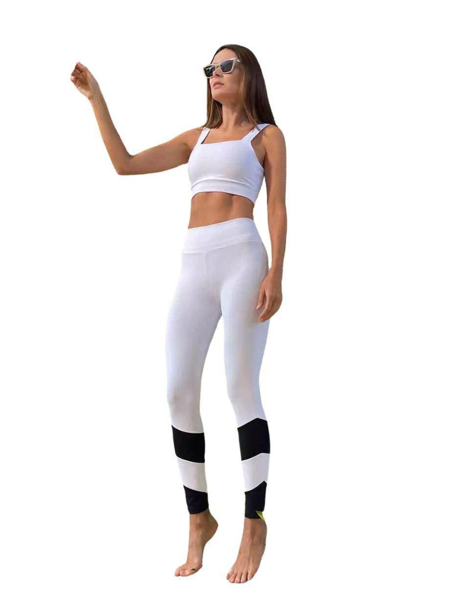 Conjunto deportivo regular con elástico para mujer 2