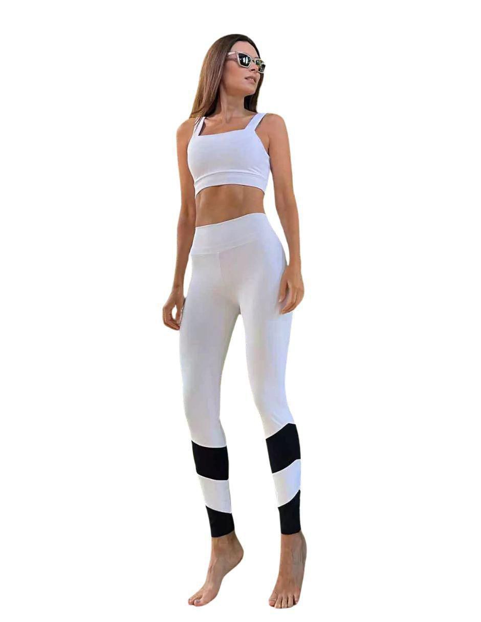Conjunto deportivo regular con elástico para mujer 3