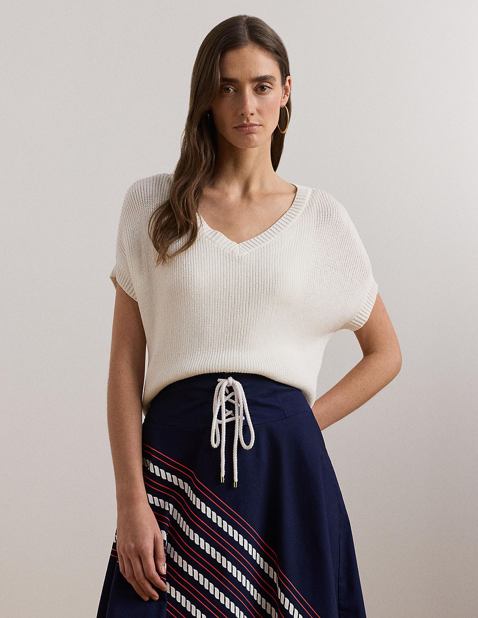 Suéter cuello V para mujer Suéter cuello V para mujer