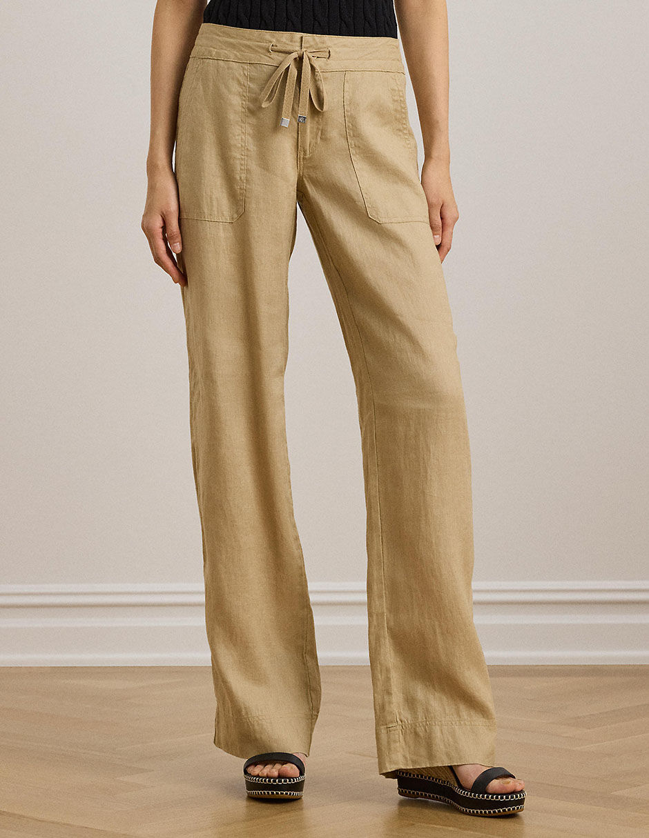 Pantalón relaxed wide leg para mujer
