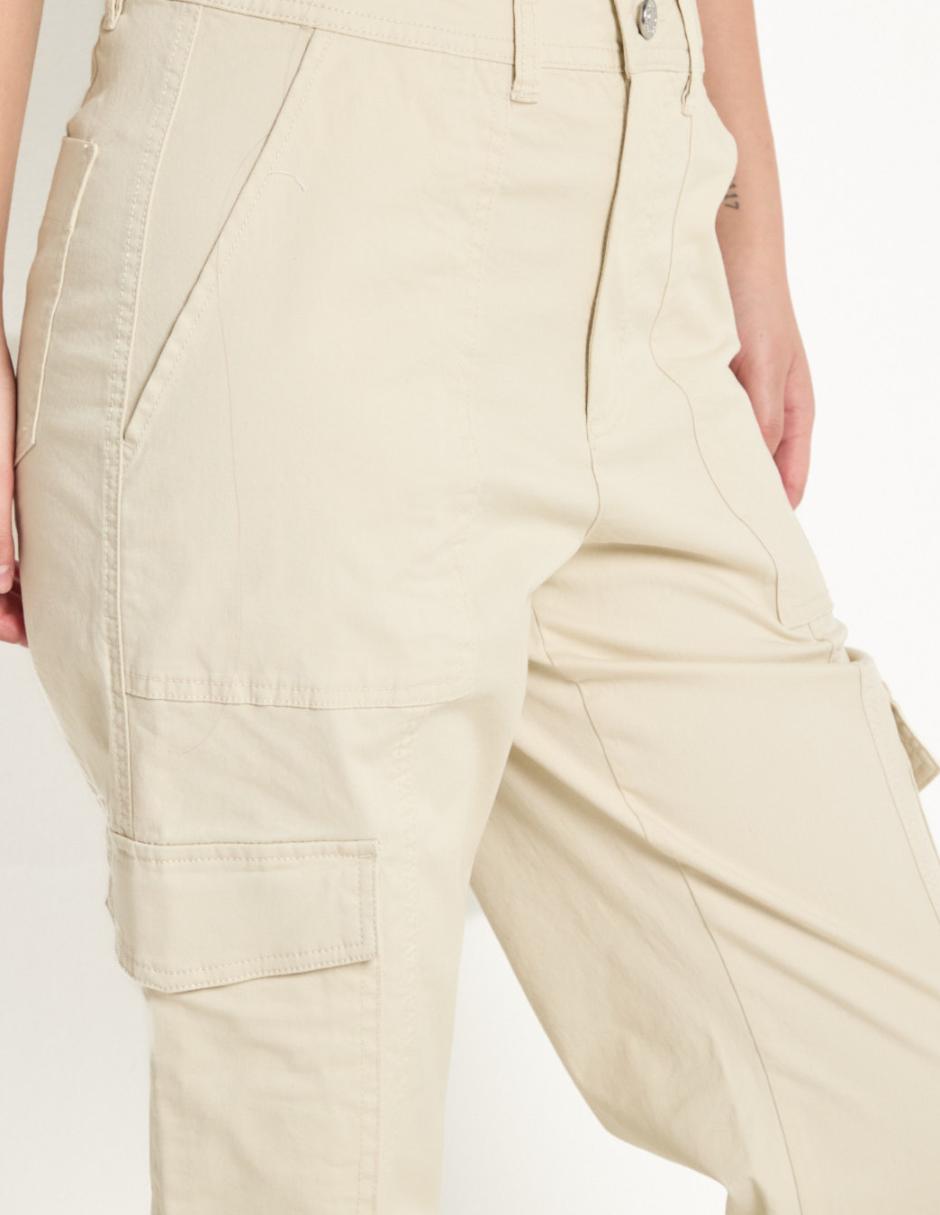Pantalón cargo slim para mujer 4