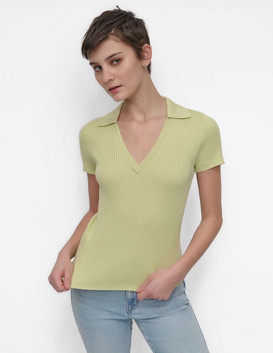 Playera tipo polo Dkny Jeans para mujer