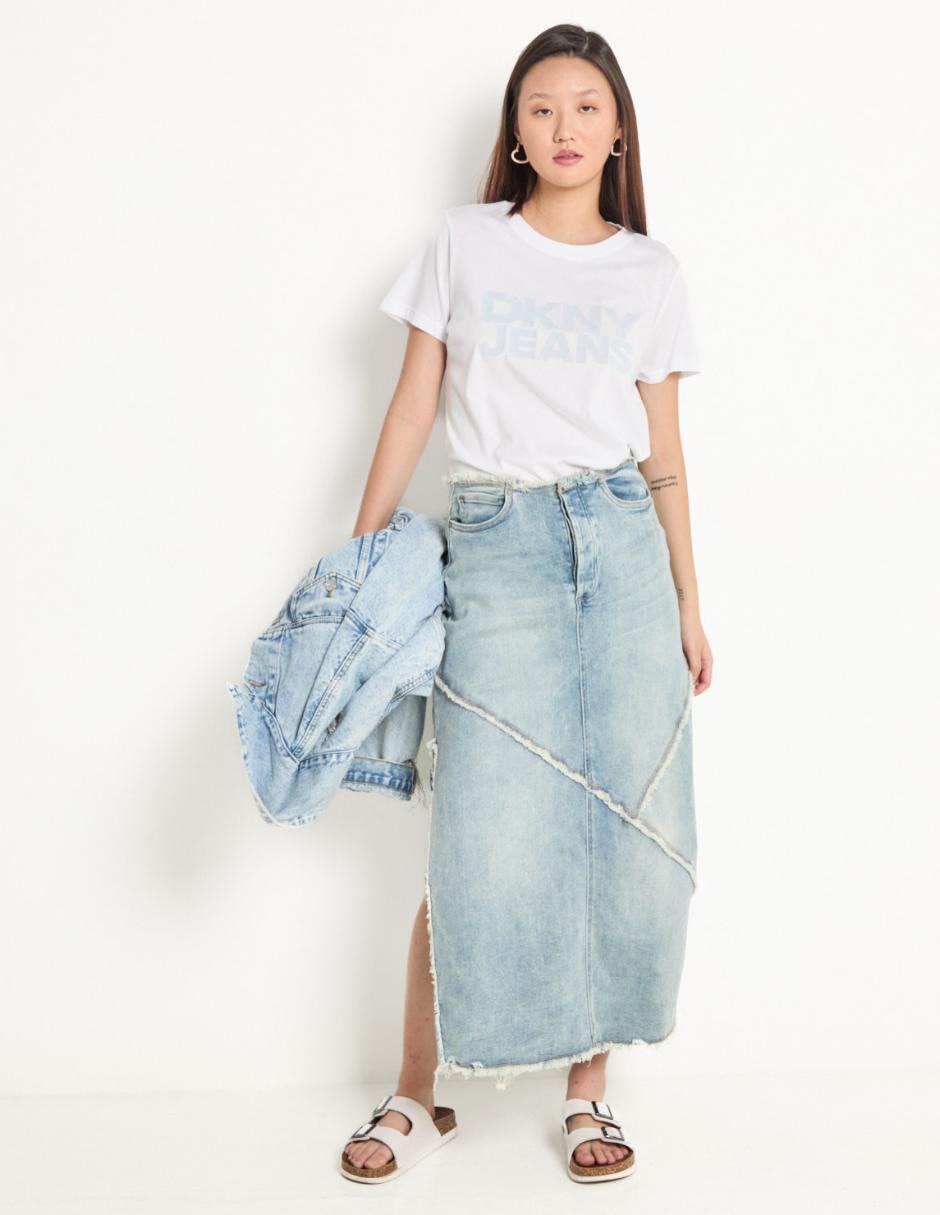 Playera manga corta cuello redondo para mujer 3