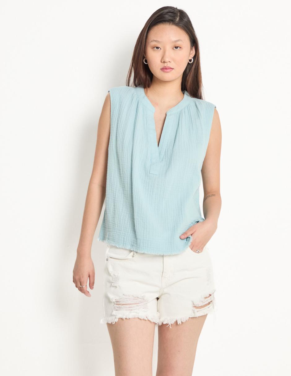 Blusa Dkny Jeans sin manga para mujer Liverpool