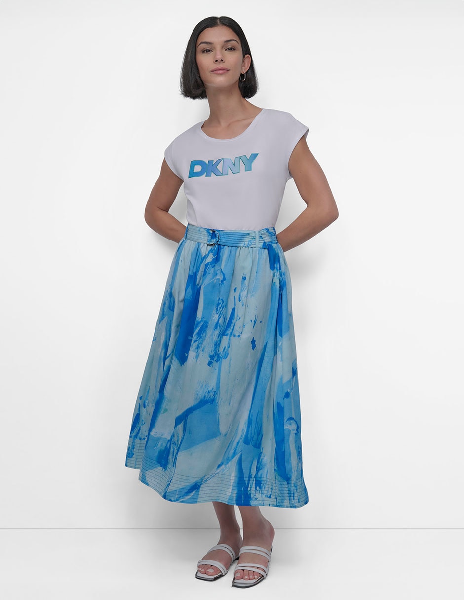 Falda crop a la cintura 3