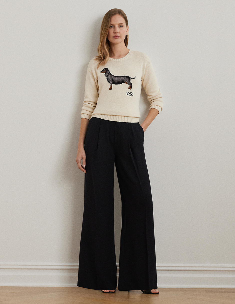 Pantalón relaxed wide leg para mujer 3