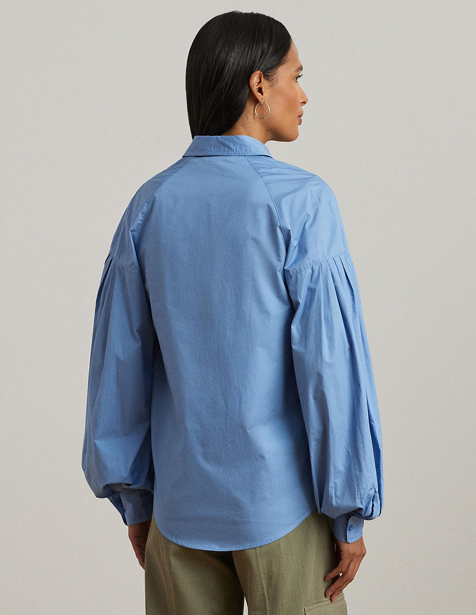 Blusa camisera manga larga para mujer 2