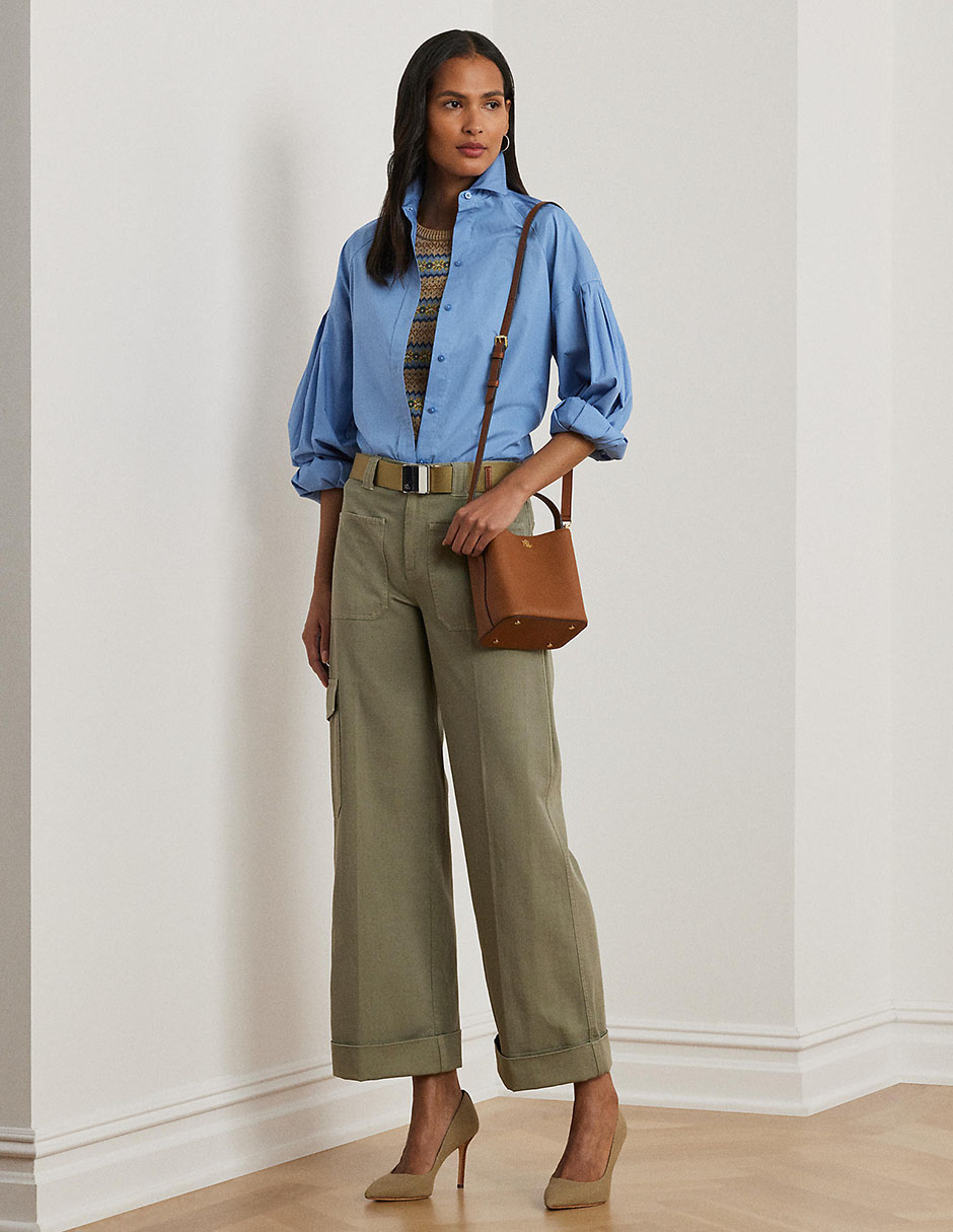 Blusa camisera manga larga para mujer 3