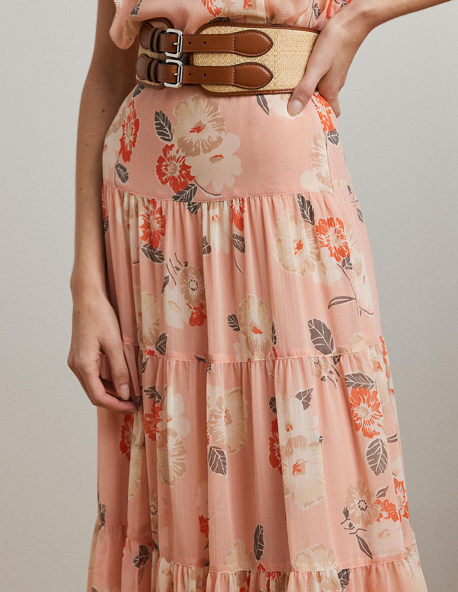 Falda crop a la cintura 4