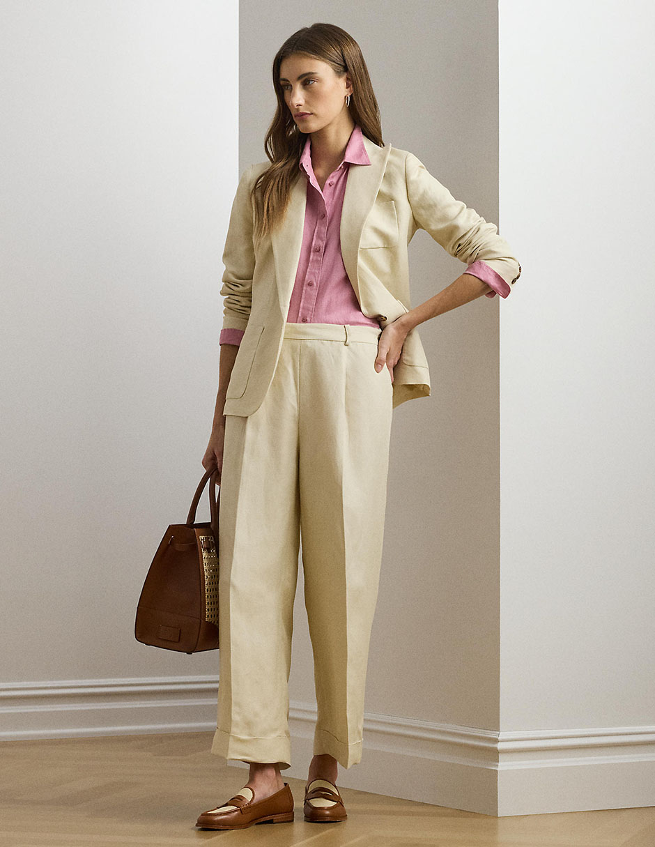 Pantalón de vestir straight para mujer 2